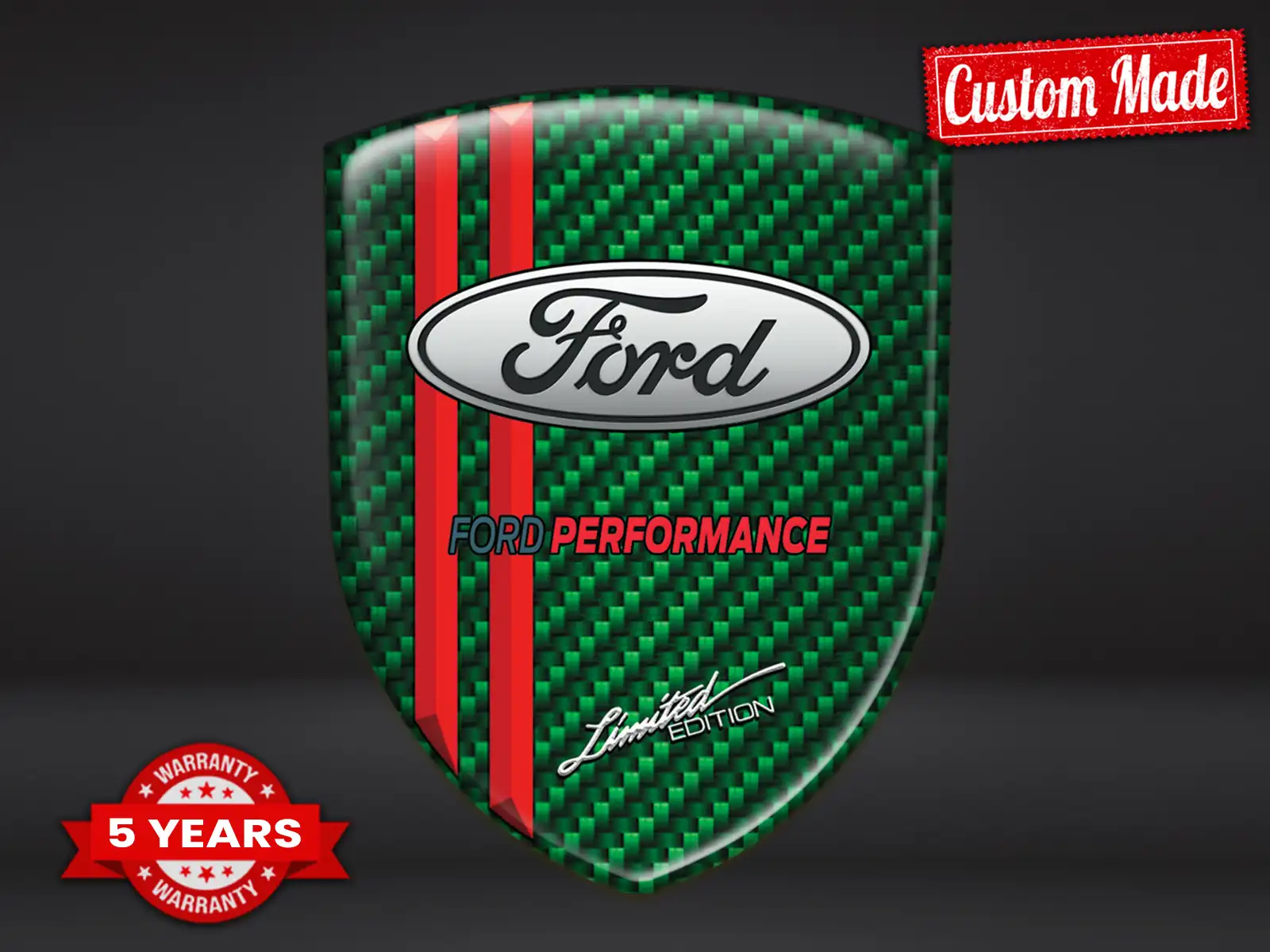 Ford Stickers Silicone Auto Pro Max Durable Design Stylé